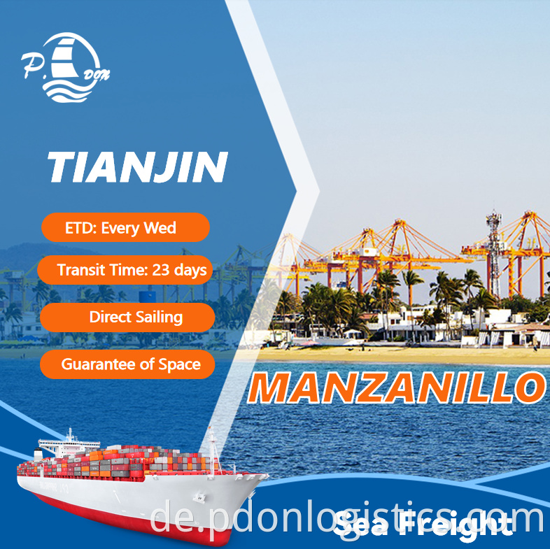 Sea Freight From Tianjin To Manzanillo Png